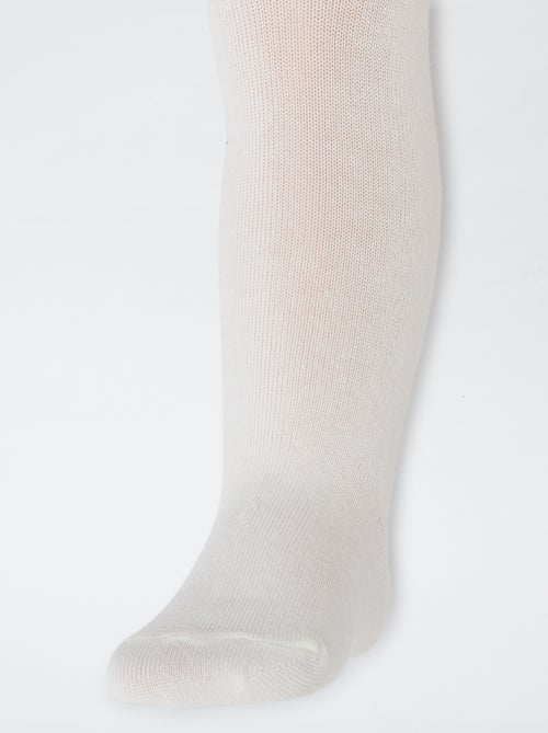 Set di 2 collant im jersey tinta unita - Kiabi