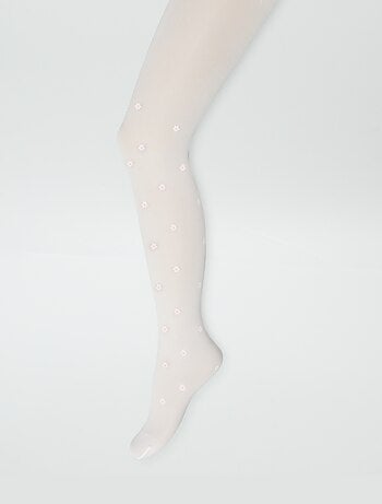 Set di 2 collant leggeri fantasia