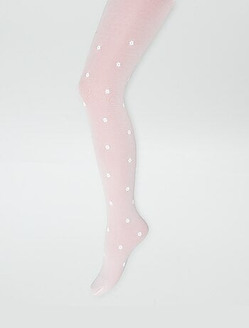 Set di 2 collant leggeri fantasia