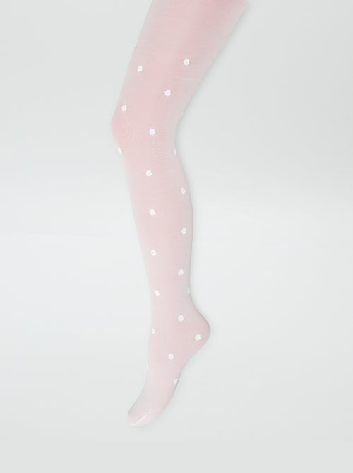 Set di 2 collant leggeri fantasia - Kiabi