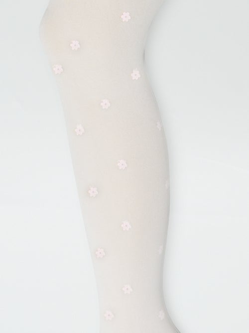 Set di 2 collant leggeri fantasia - Kiabi