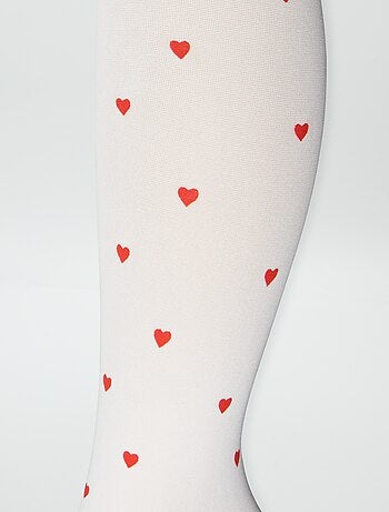 Set di 2 collant leggeri fantasia