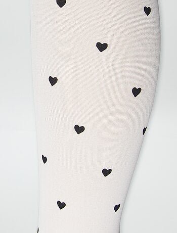 Set di 2 collant leggeri fantasia