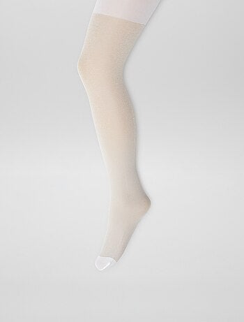 Set di 2 collant leggeri fantasia