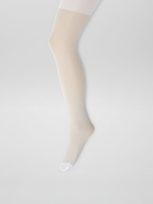 Set di 2 collant leggeri fantasia - Kiabi