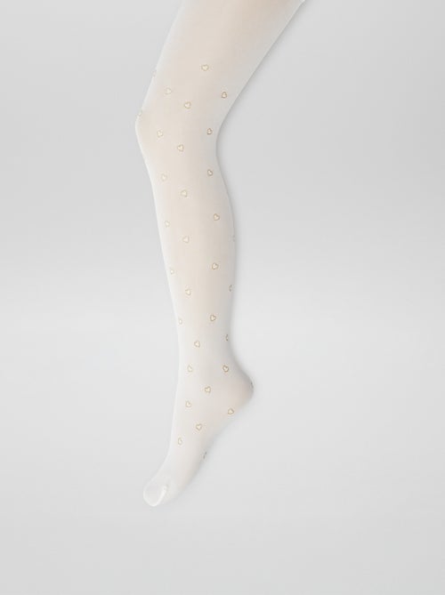 Set di 2 collant leggeri fantasia - Kiabi