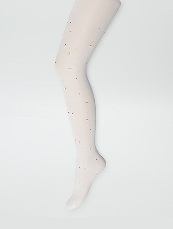 Set di 2 collant leggeri fantasia