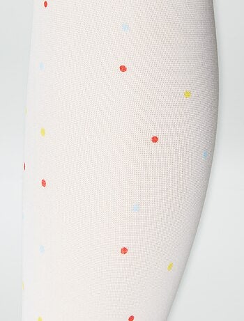 Set di 2 collant leggeri fantasia