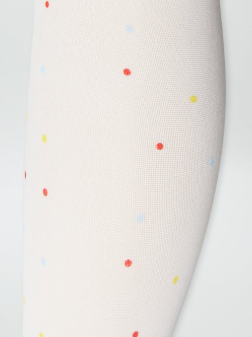 Set di 2 collant leggeri fantasia - Kiabi