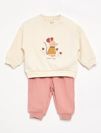 Set di 2 completi 2 pezzi - felpa + pantaloni