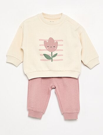 Set di 2 completi 2 pezzi - felpa + pantaloni