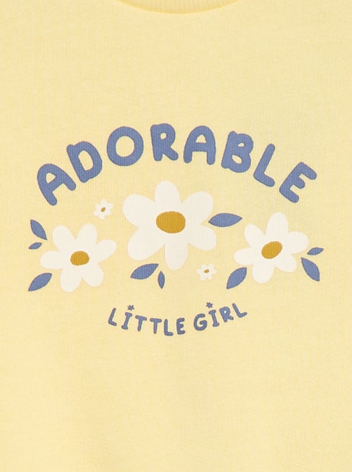 Set di 2 completi maglia + pantaloni in cotone - Kiabi