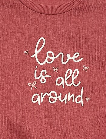 Set di 2 completi maglia + pantaloni in cotone