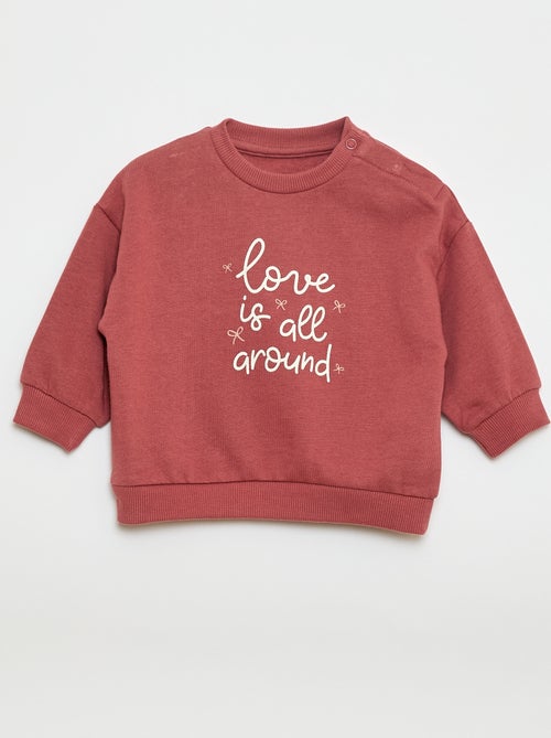 Set di 2 completi maglia + pantaloni in cotone - Kiabi