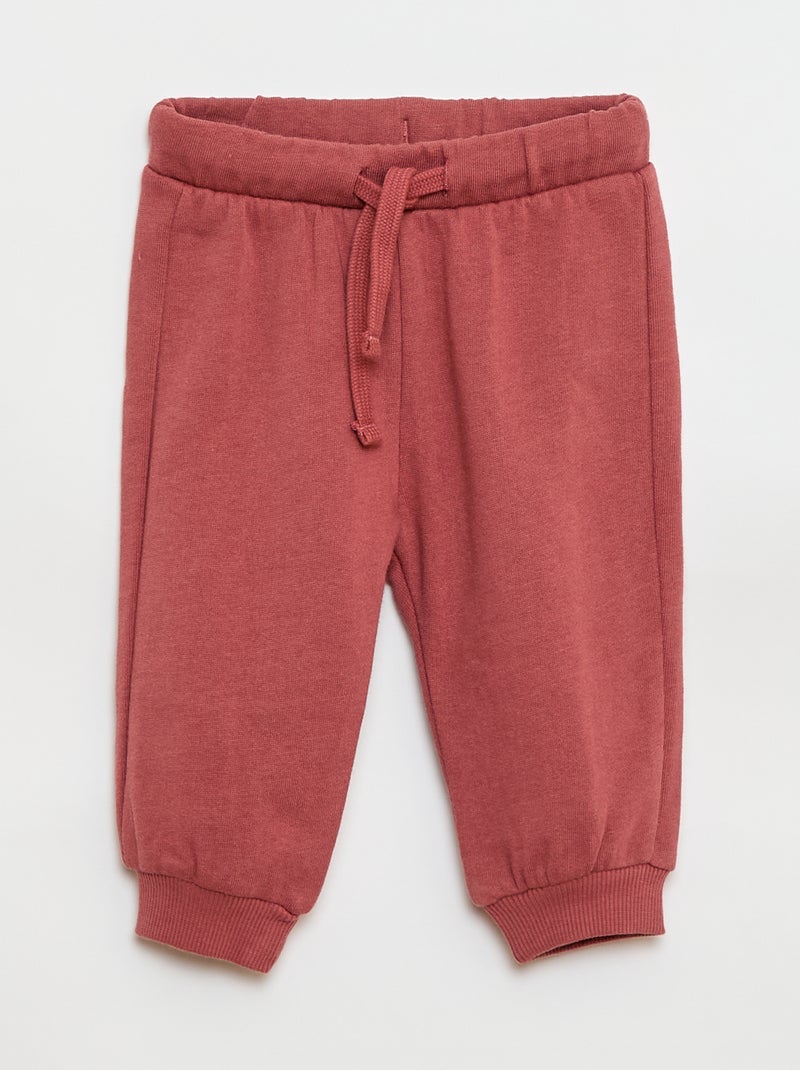 Set di 2 completi maglia + pantaloni in cotone Rosa - Kiabi