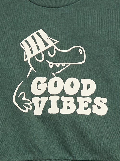 Set di 2 completi maglia + pantaloni in cotone - Kiabi