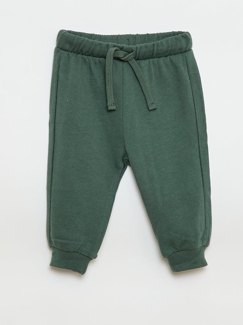 Set di 2 completi maglia + pantaloni in cotone Verde - Kiabi