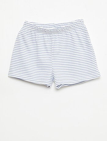 Set di 2 completi pigiama corti in jersey di cotone