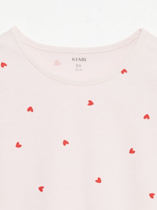 Set di 2 completi pigiama corti in jersey di cotone - Kiabi