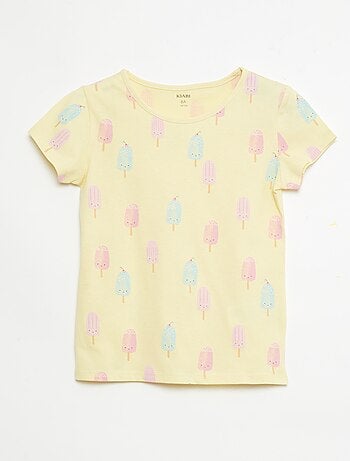 Set di 2 completi pigiama corti in jersey di cotone