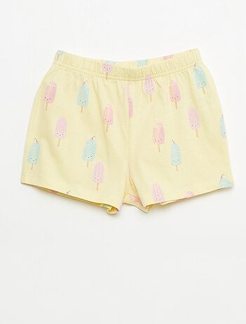 Set di 2 completi pigiama corti in jersey di cotone