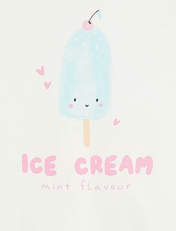 Set di 2 completi pigiama corti in jersey di cotone