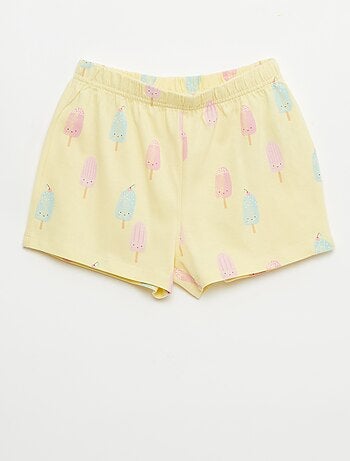 Set di 2 completi pigiama corti in jersey di cotone