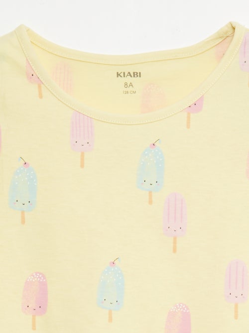 Set di 2 completi pigiama corto in jersey di cotone - Kiabi