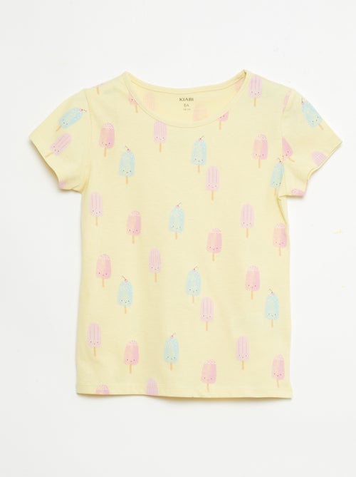 Set di 2 completi pigiama corto in jersey di cotone - Kiabi