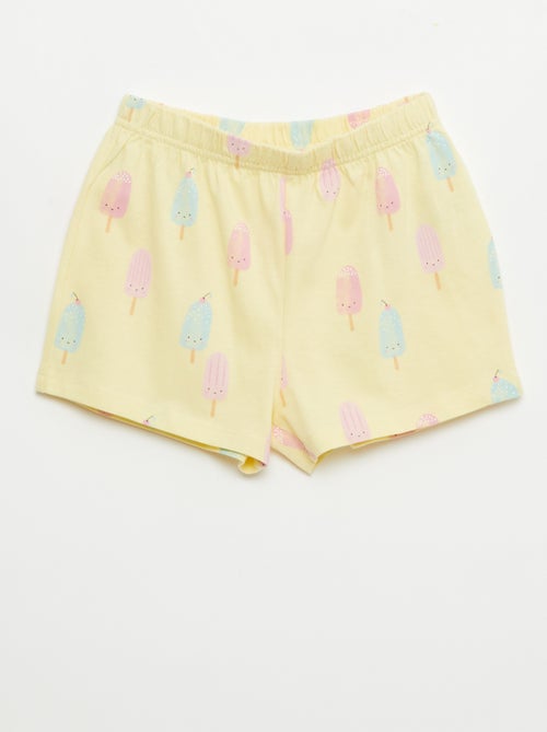 Set di 2 completi pigiama corto in jersey di cotone - Kiabi