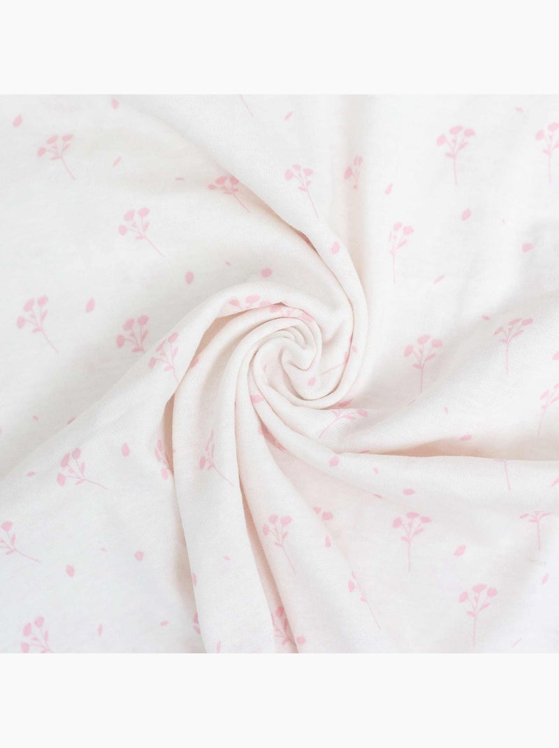 Set di 2 coprimaterassi per culla certificati oeko-tex® standard 100 Rosa pallido - Kiabi