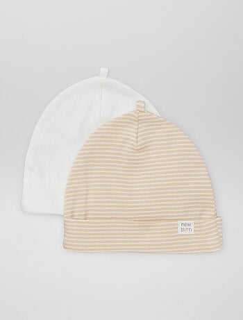 Set di 2 cuffiette neonato