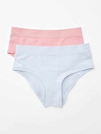 Set di 2 culotte a coste