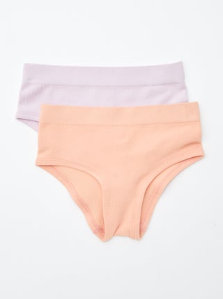 Set di 2 culotte a coste