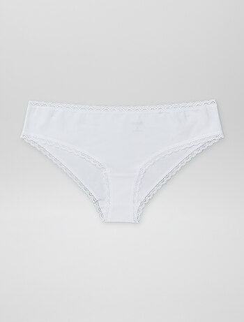 Set di 2 culotte cotone