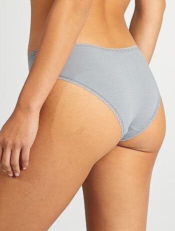 Set di 2 culotte cotone