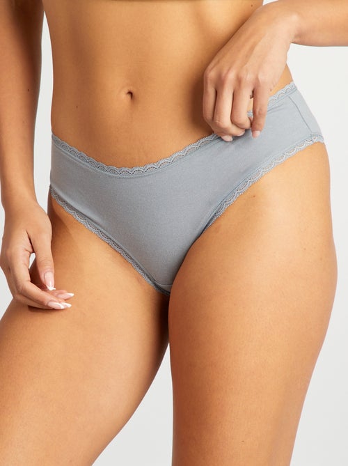 Set di 2 culotte cotone - Kiabi