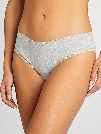 Set di 2 culotte cotone