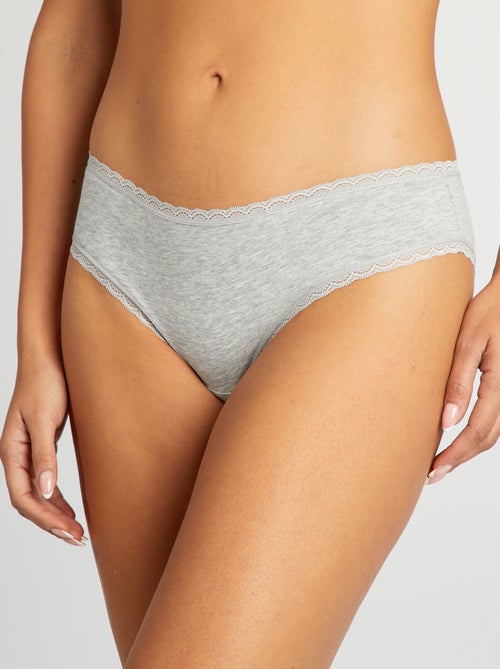 Set di 2 culotte cotone - Kiabi