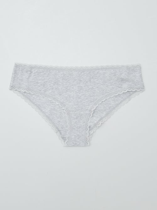 Set di 2 culotte cotone - Kiabi