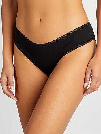 Set di 2 culotte cotone
