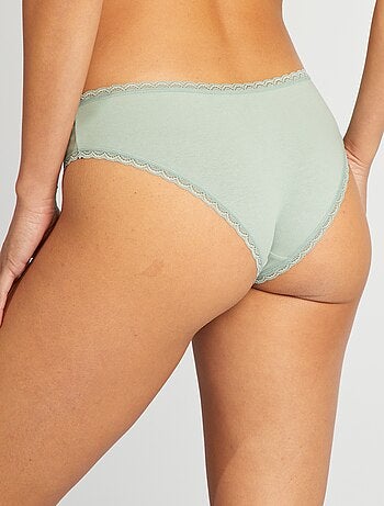 Set di 2 culotte cotone