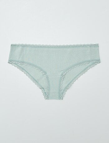 Set di 2 culotte cotone