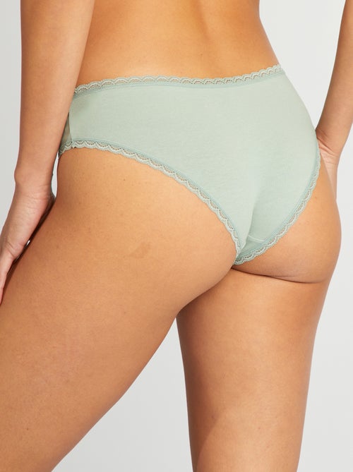 Set di 2 culotte cotone - Kiabi