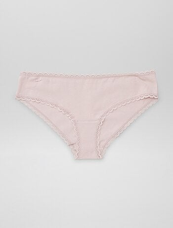 Set di 2 culotte cotone