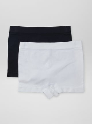Set di 2 culotte in maglia a coste