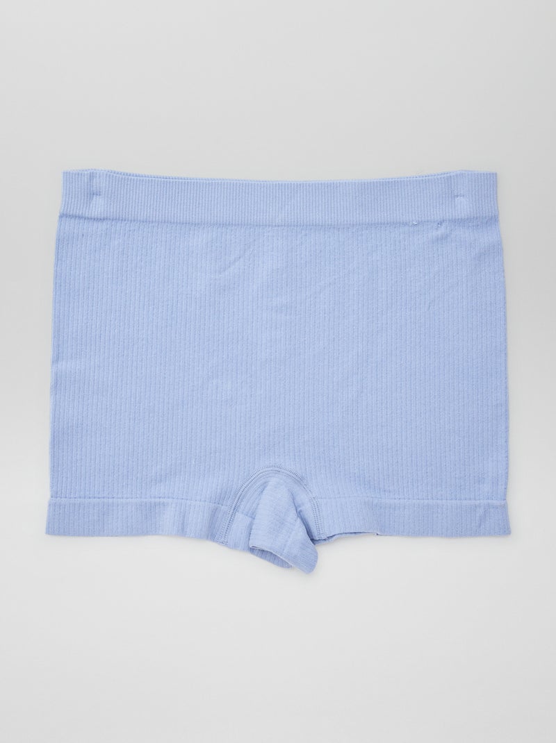 Set di 2 culotte in maglia a coste Blu - Kiabi