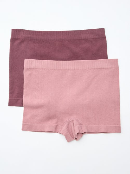 Set di 2 culotte in maglia a coste - Kiabi