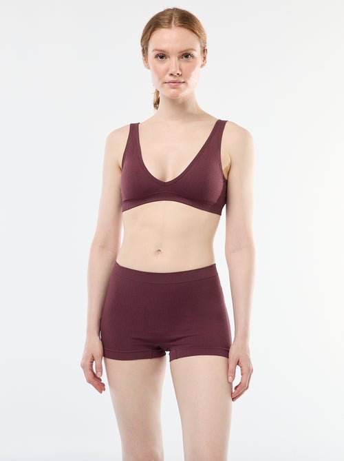 Set di 2 culotte in maglia a coste - Kiabi