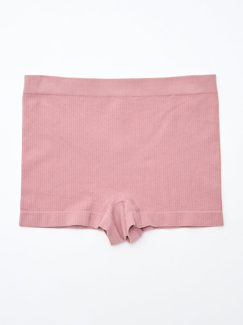 Set di 2 culotte in maglia a coste Rosa - Kiabi